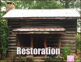 Historic Log Cabin Restoration  Engelhard, North Carolina